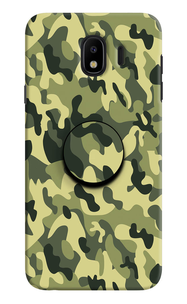 Camouflage Samsung J4 Pop Case by Casekaro