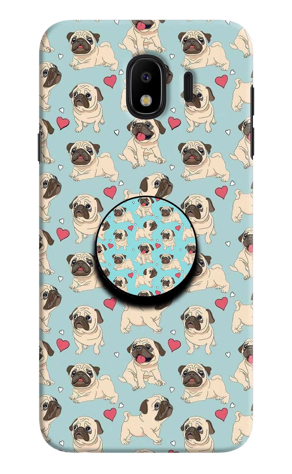 Pug Dog Samsung J4 Pop Case by Casekaro