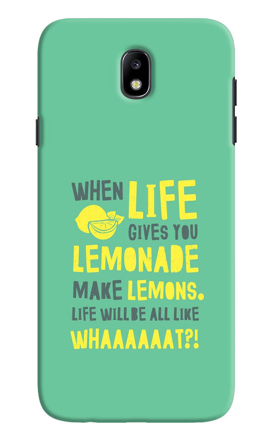Quote Samsung J7 Pro Back Cover, Hard case