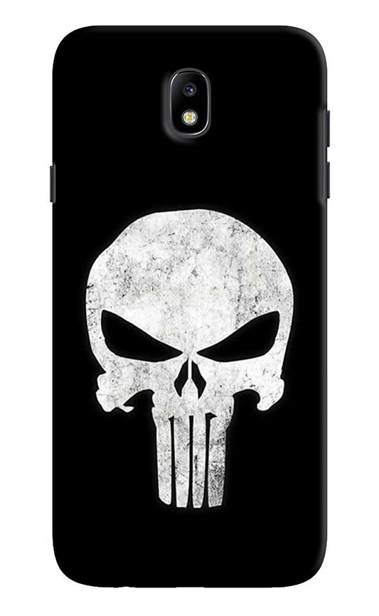 Punisher Skull Samsung J7 Pro Hard Case Back Cover by Casekaro