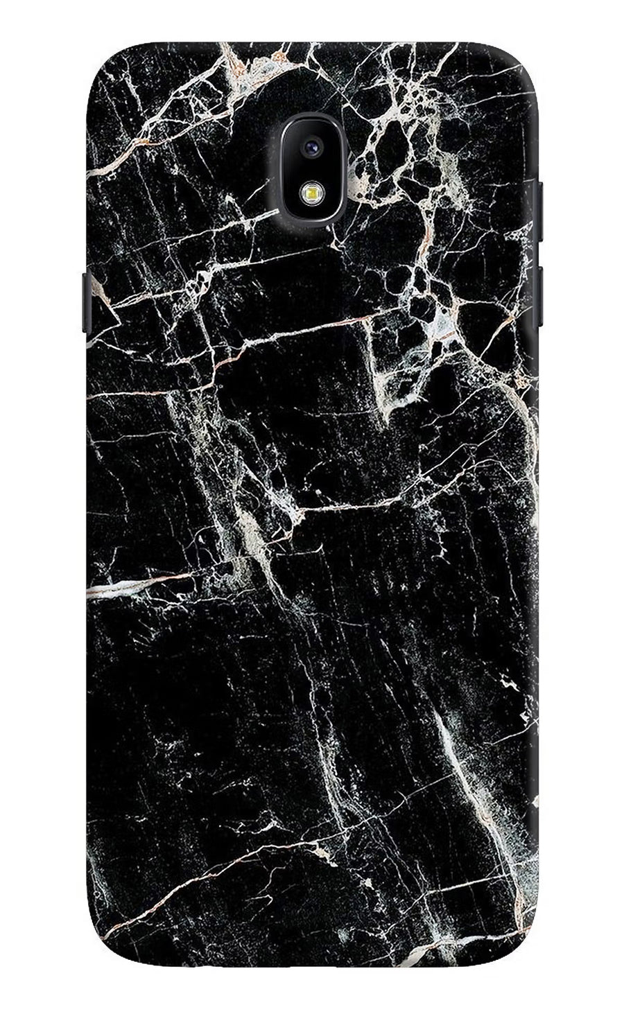 Black Marble Texture Samsung J7 Pro Back Cover, Hard case