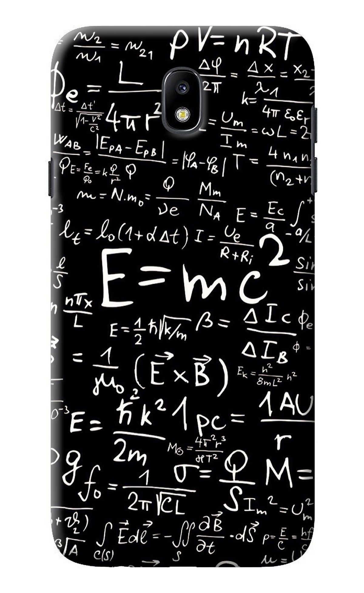 Physics Albert Einstein Formula Samsung J7 Pro Back Cover
