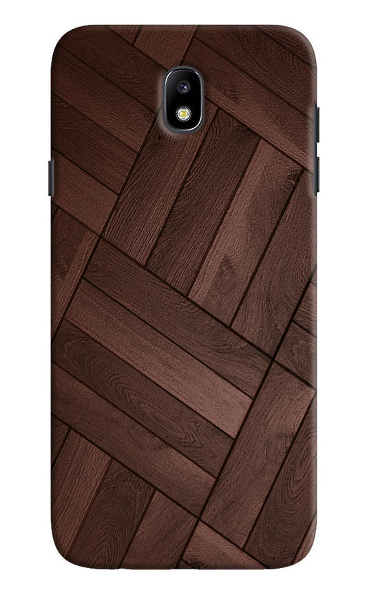 Wooden Texture Design Samsung J7 Pro Hard Case Back Cover by Casekaro