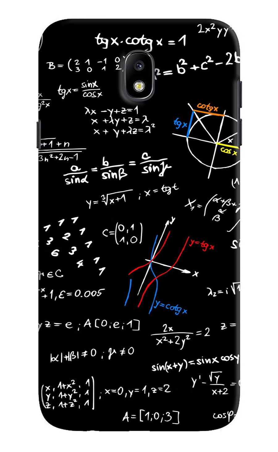 Mathematics Formula Samsung J7 Pro Back Cover, Hard case