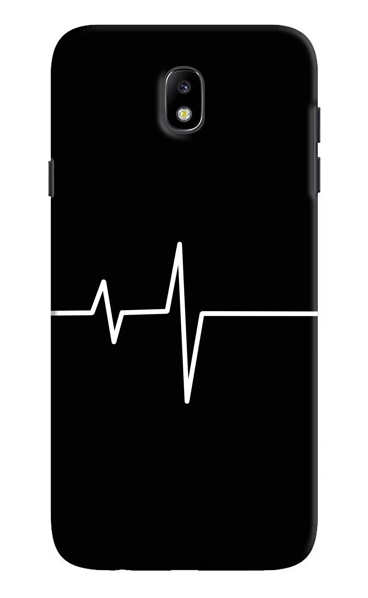 Heart Beats Samsung J7 Pro Hard Case Back Cover by Casekaro