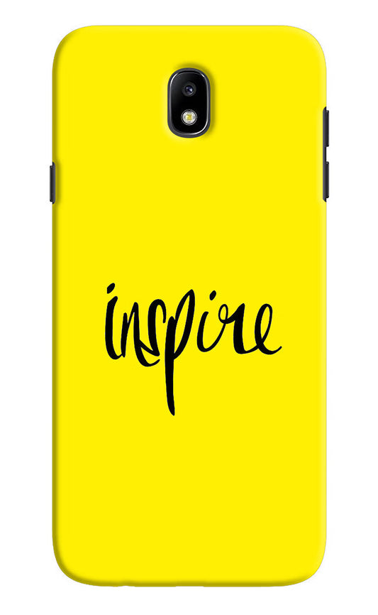 Inspire Samsung J7 Pro Hard Case Back Cover by Casekaro