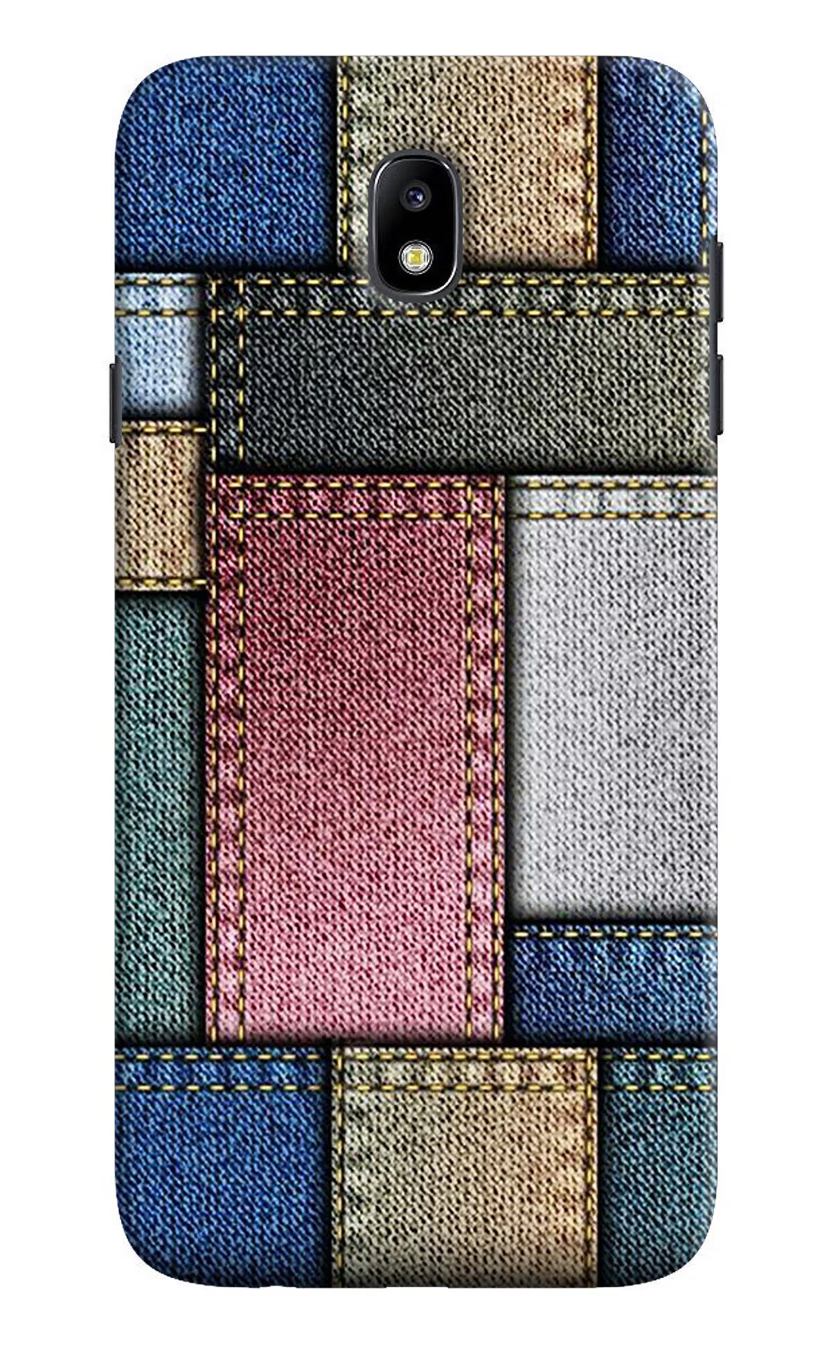 Multicolor Jeans Samsung J7 Pro Hard Case Back Cover by Casekaro