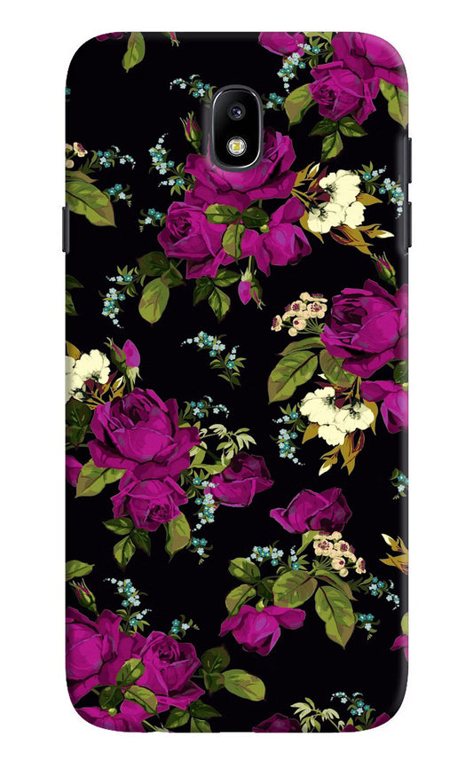 Flowers Samsung J7 Pro Hard Case Back Cover by Casekaro