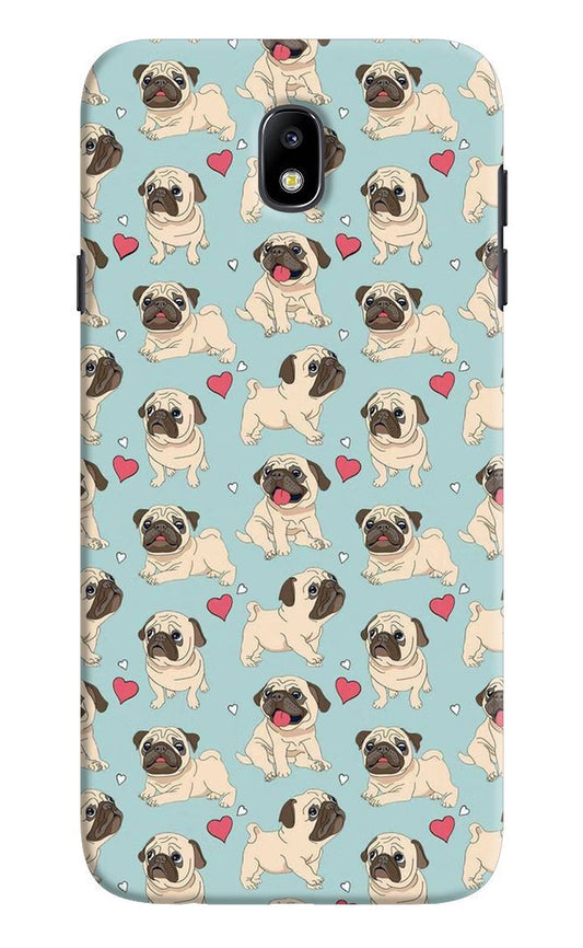 Pug Dog Samsung J7 Pro Hard Case Back Cover by Casekaro