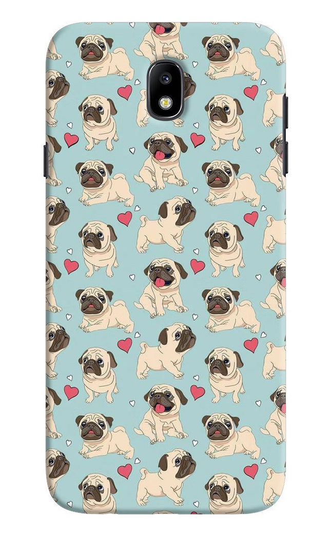 Pug Dog Samsung J7 Pro Hard Case Back Cover by Casekaro