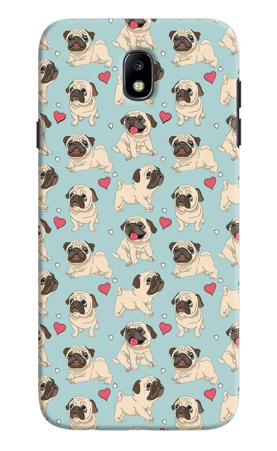 Pug Dog Samsung J7 Pro Back Cover, Hard case