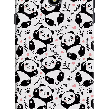 Cute Panda Samsung J7 Pro Hard Case Back Cover by Casekaro