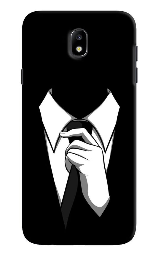 Black Tie Samsung J7 Pro Hard Case Back Cover by Casekaro
