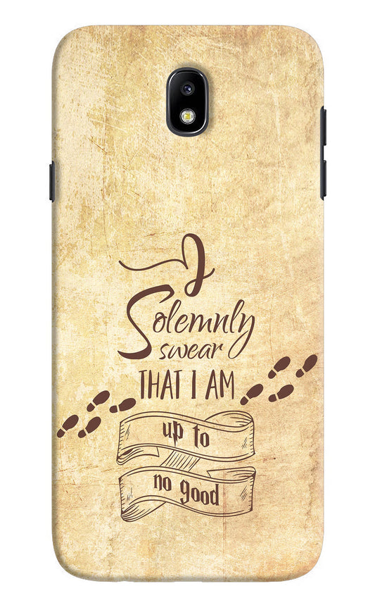I Solemnly swear that i up to no good Samsung J7 Pro Hard Case Back Cover by Casekaro