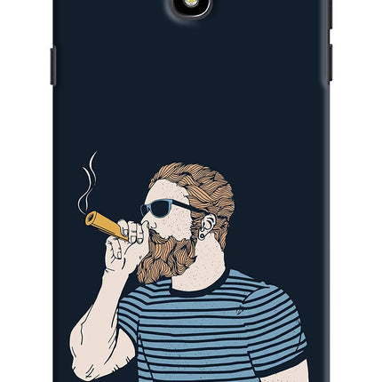 Smoking Samsung J7 Pro Hard Case Back Cover by Casekaro