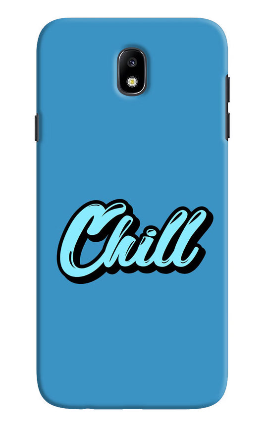 Chill Samsung J7 Pro Hard Case Back Cover by Casekaro