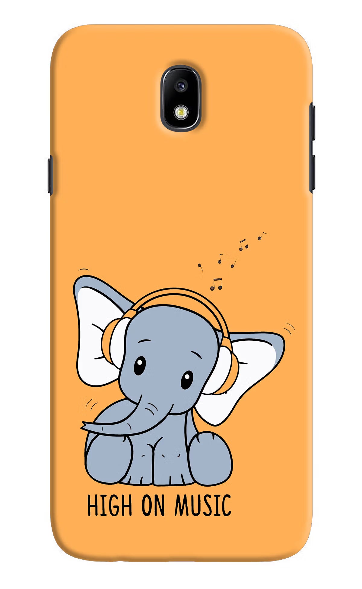 High On Music Samsung J7 Pro Hard Case Back Cover by Casekaro
