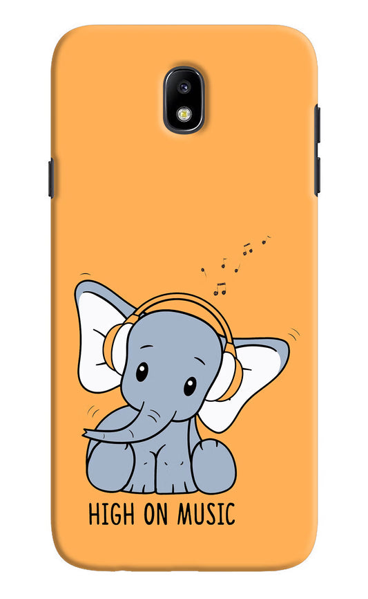 High On Music Samsung J7 Pro Hard Case Back Cover by Casekaro