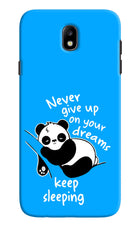 Keep Sleeping Samsung J7 Pro Hard Case Back Cover by Casekaro