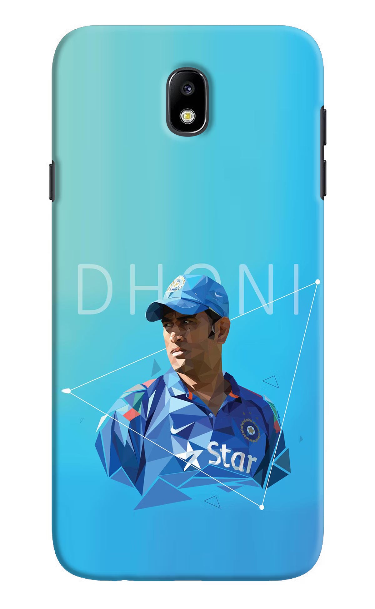 Dhoni Artwork Samsung J7 Pro Hard Case Back Cover by Casekaro