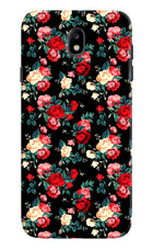 Rose Pattern Samsung J7 Pro Hard Case Back Cover by Casekaro