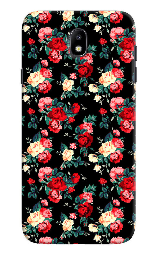 Rose Pattern Samsung J7 Pro Hard Case Back Cover by Casekaro
