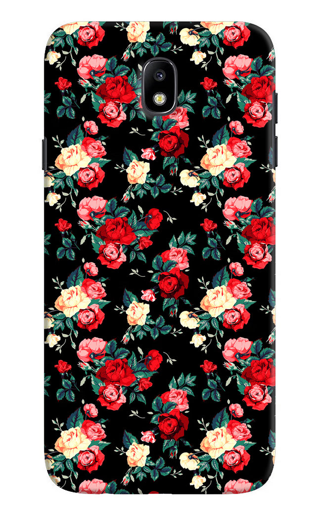 Rose Pattern Samsung J7 Pro Hard Case Back Cover by Casekaro