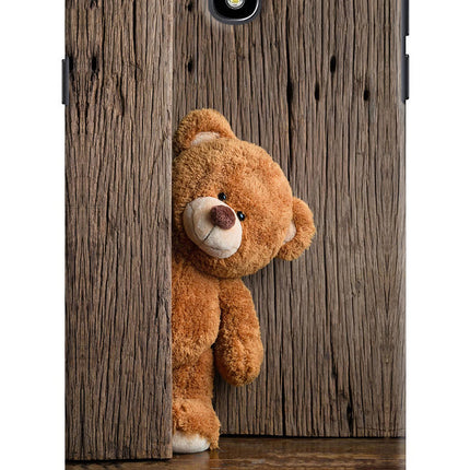 Teddy Wooden Samsung J7 Pro Hard Case Back Cover by Casekaro