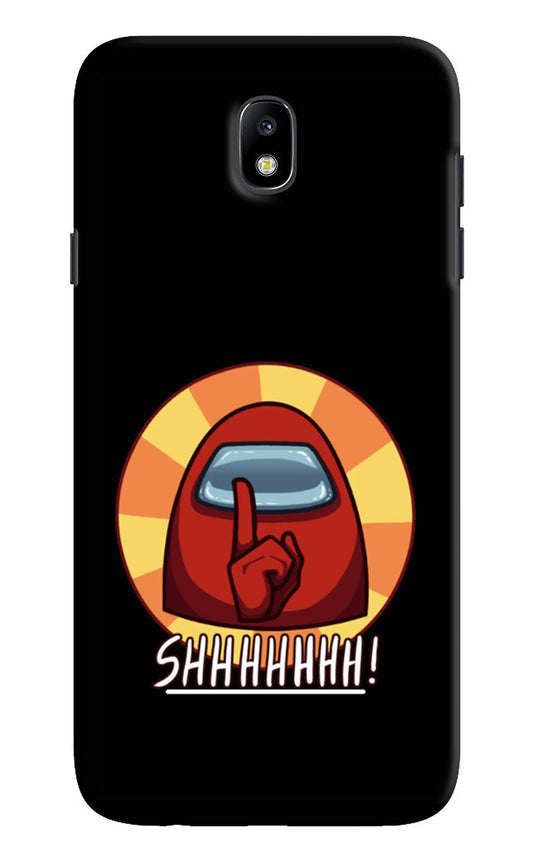 Among Us Shhh! Samsung J7 Pro Hard Case Back Cover by Casekaro