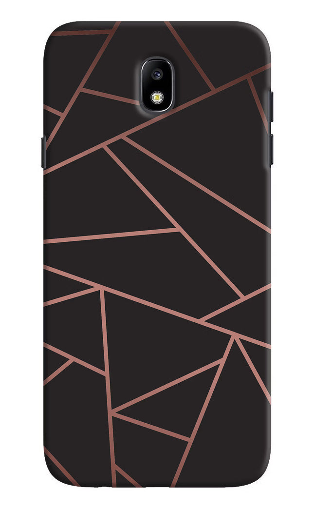 Geometric Pattern Samsung J7 Pro Hard Case Back Cover by Casekaro