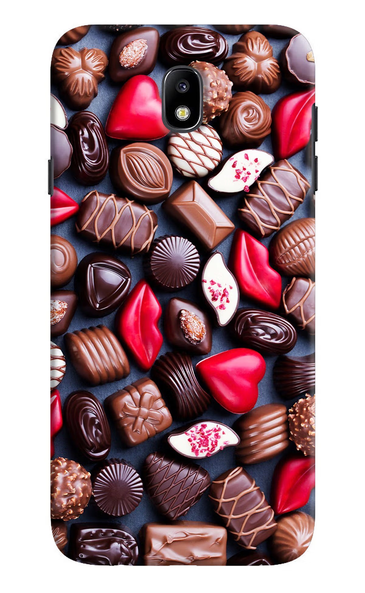 Chocolates Samsung J7 Pro Hard Case Back Cover by Casekaro