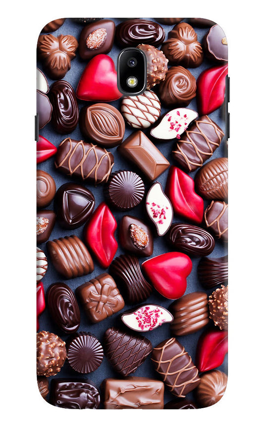 Chocolates Samsung J7 Pro Hard Case Back Cover by Casekaro