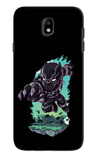 Black Panther Samsung J7 Pro Hard Case Back Cover by Casekaro