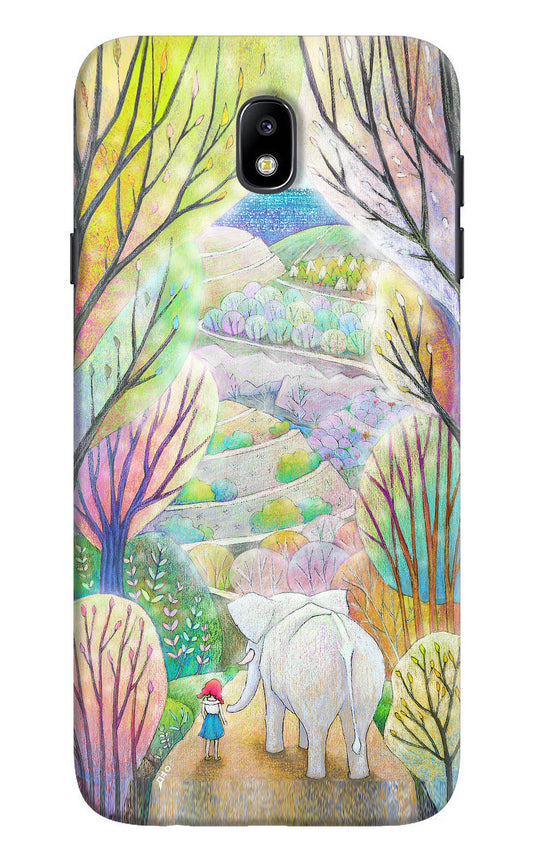 Nature Painting Samsung J7 Pro Hard Case Back Cover by Casekaro