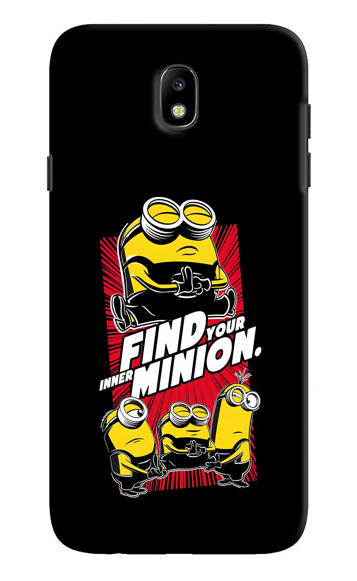 Find your inner Minion Samsung J7 Pro Hard Case Back Cover by Casekaro