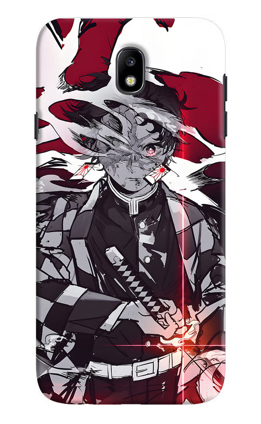 Demon Slayer Samsung J7 Pro Hard Case Back Cover by Casekaro