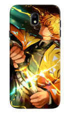 Demon Slayer Samsung J7 Pro Hard Case Back Cover by Casekaro