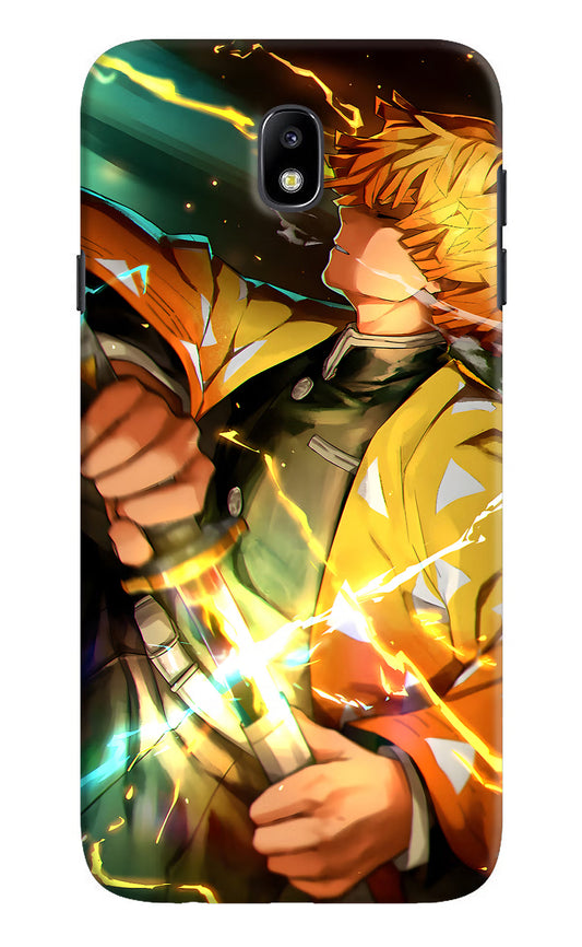 Demon Slayer Samsung J7 Pro Hard Case Back Cover by Casekaro