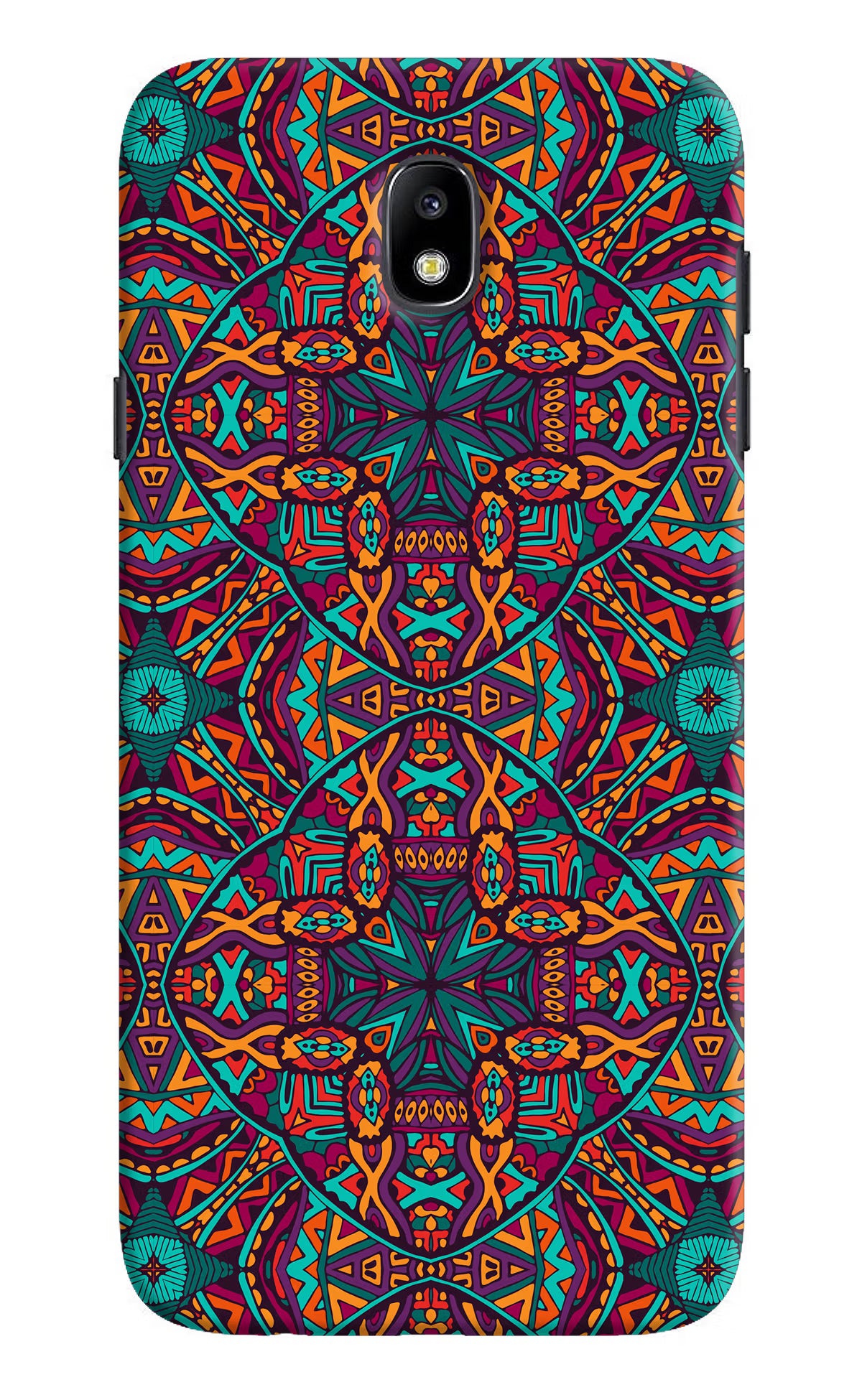 Colour Mandala Samsung J7 Pro Hard Case Back Cover by Casekaro