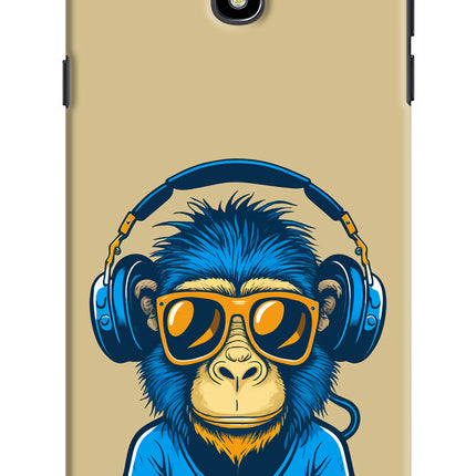 Monkey Headphone Samsung J7 Pro Hard Case Back Cover by Casekaro