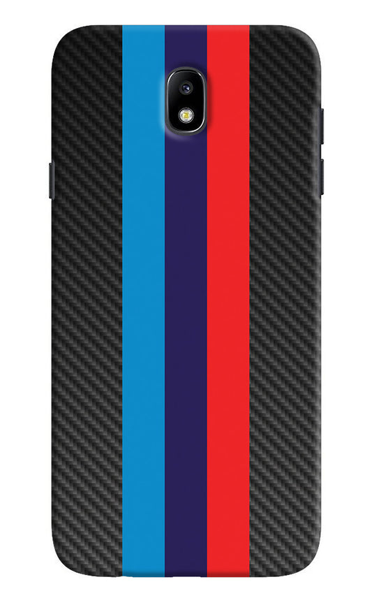 BMW Stripes Pattern Samsung J7 Pro Back Cover