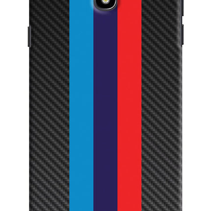 BMW Stripes Pattern Samsung J7 Pro Hard Case Back Cover by Casekaro