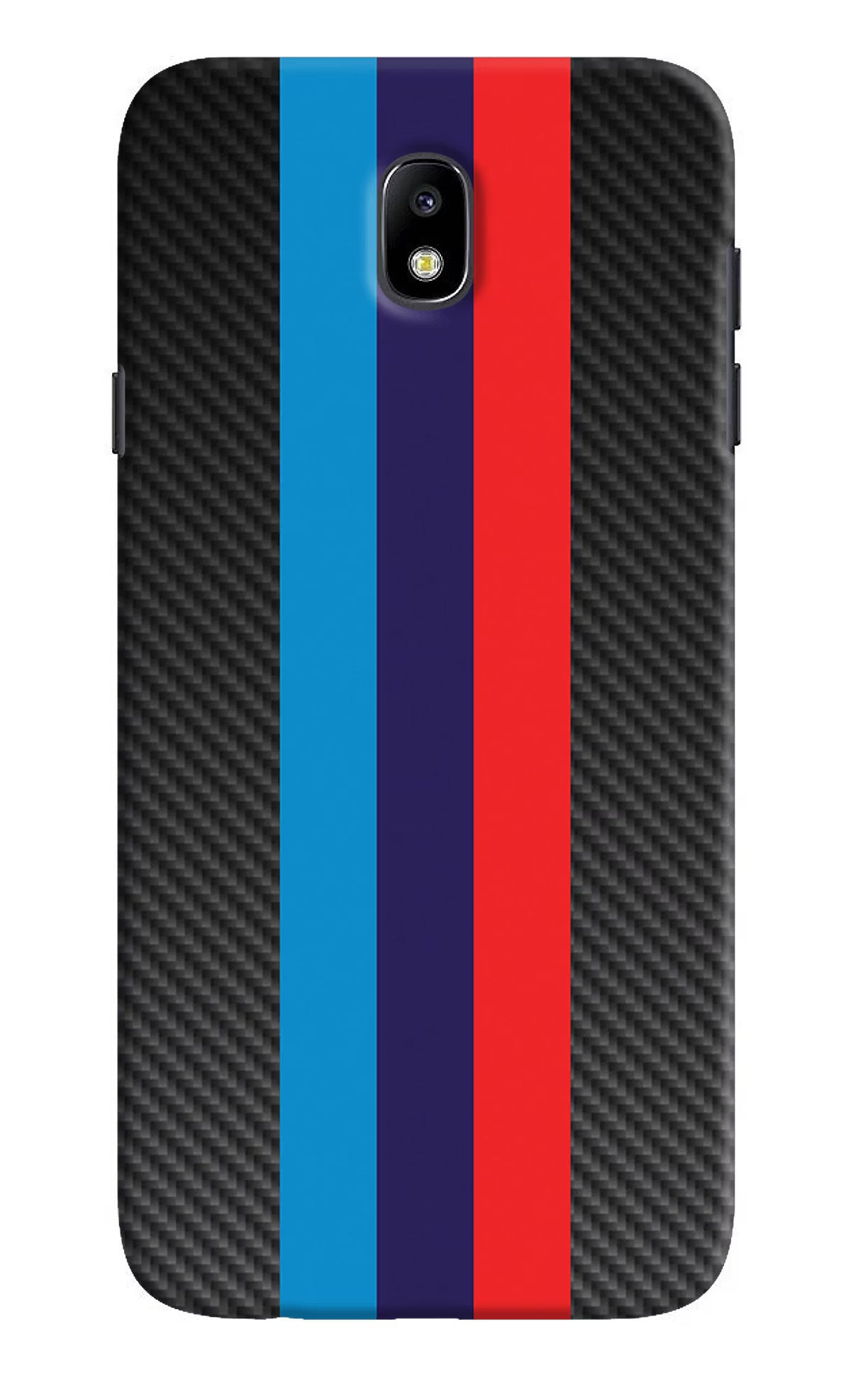 BMW Stripes Pattern Samsung J7 Pro Hard Case Back Cover by Casekaro