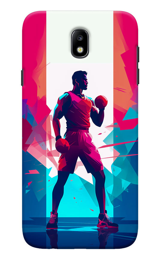 Champion Fighter (AI Generated) Samsung J7 Pro Back Cover