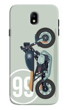 Classic Cafe Racer 99 Samsung J7 Pro Hard Case Back Cover by Casekaro