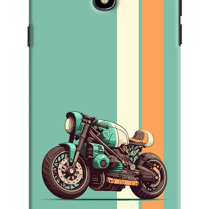 Striped Moto Drift Samsung J7 Pro Hard Case Back Cover by Casekaro