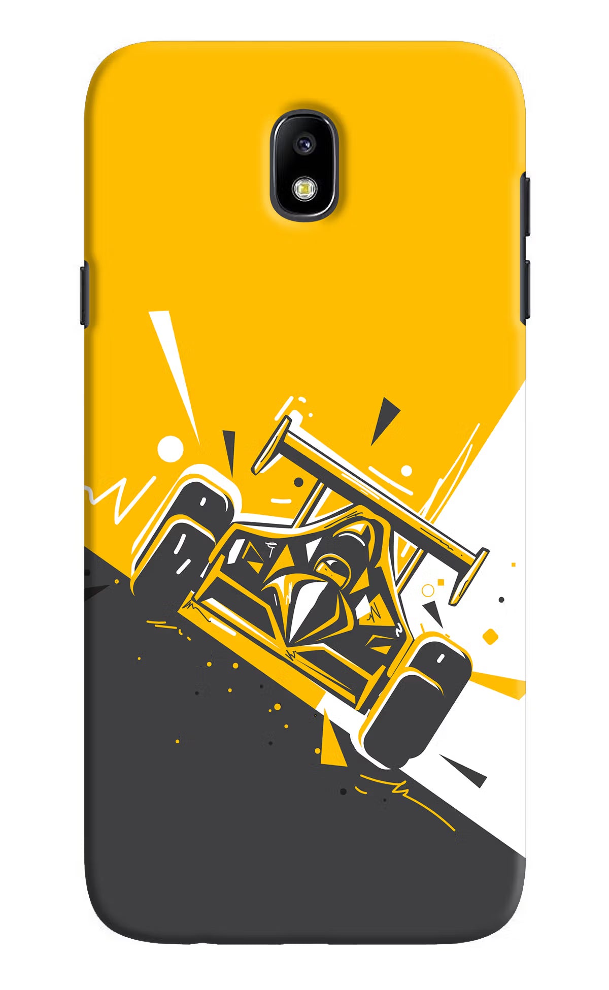 Track King Samsung J7 Pro Hard Case Back Cover by Casekaro
