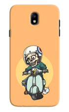 Undead Biker Samsung J7 Pro Hard Case Back Cover by Casekaro