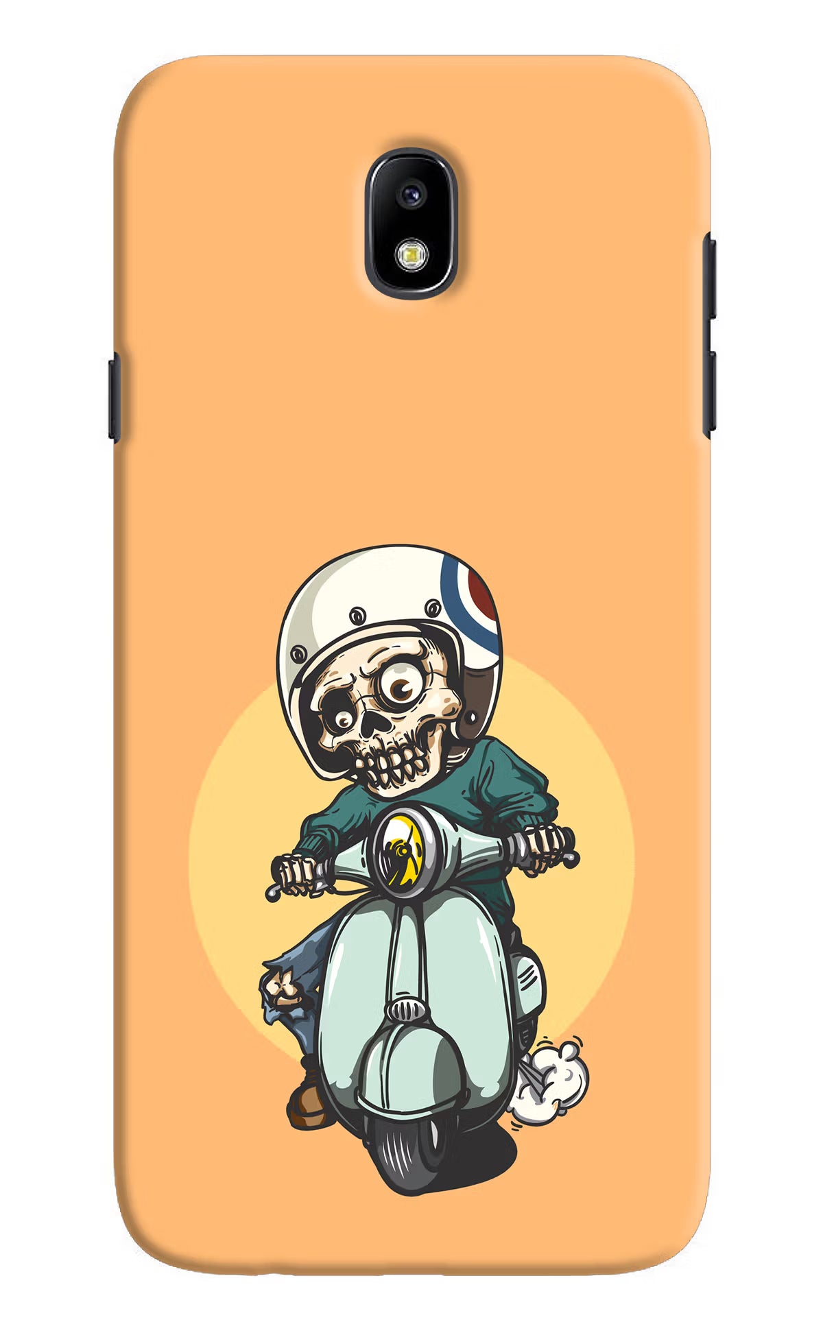 Undead Biker Samsung J7 Pro Hard Case Back Cover by Casekaro