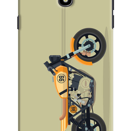 Vertical Speedster Samsung J7 Pro Hard Case Back Cover by Casekaro